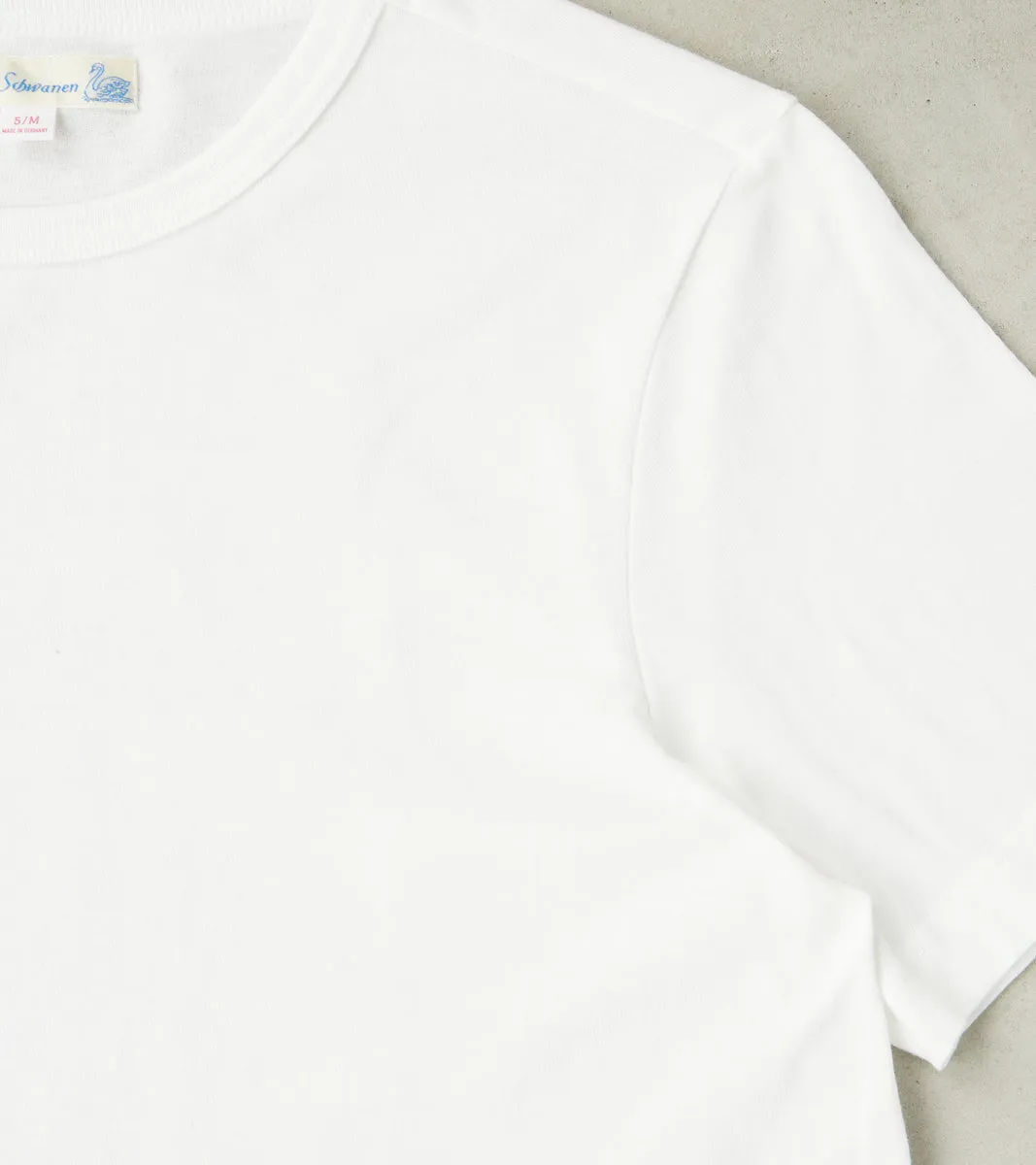 1950s Good Originals - 4.6oz Loopwheeled 1-Thread T-Shirt - 01 White sold by Division Road product image thumbnail 4