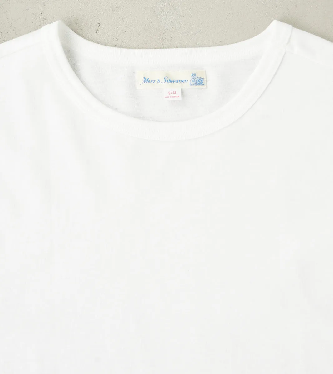 1950s Good Originals - 4.6oz Loopwheeled 1-Thread T-Shirt - 01 White sold by Division Road product image thumbnail 3