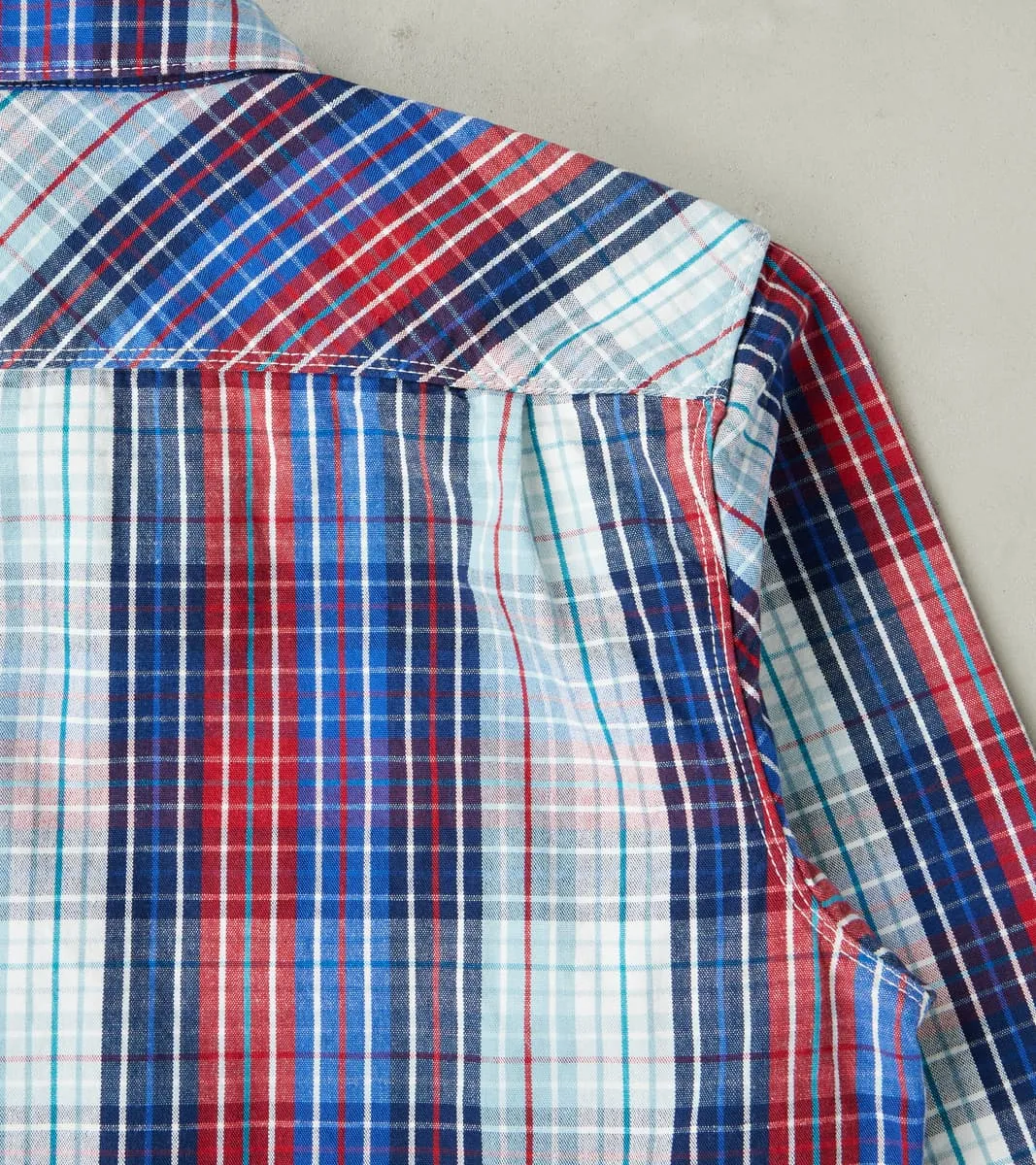 Dayton - Japanese Broadcloth - Bonneville Blue Check sold by Division Road product image thumbnail 4