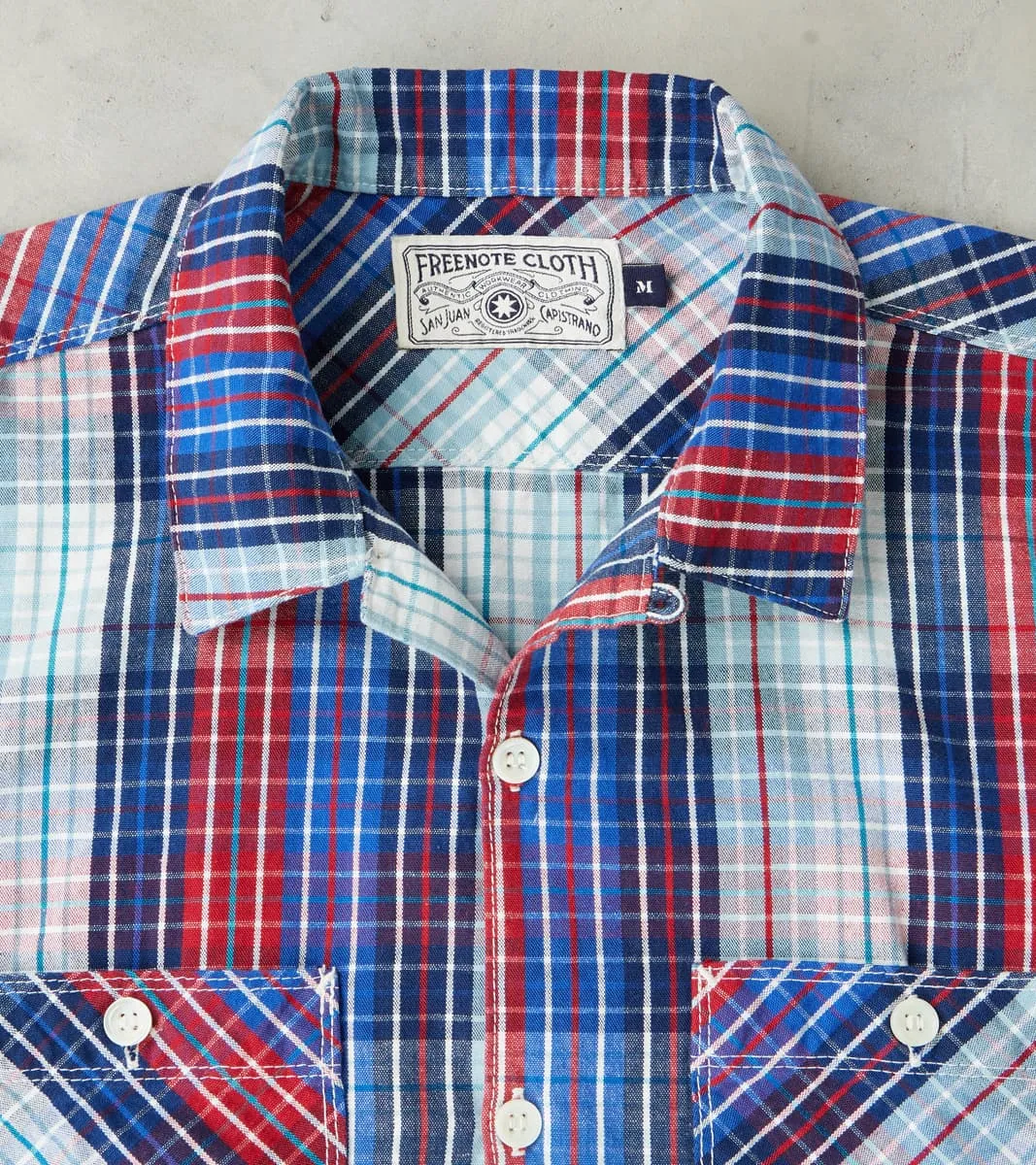 Dayton - Japanese Broadcloth - Bonneville Blue Check sold by Division Road product image thumbnail 3