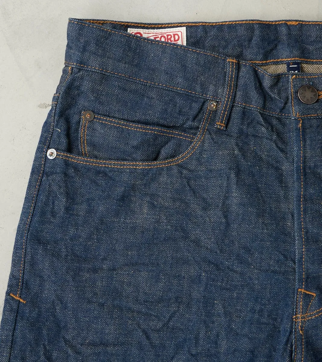 Belford - Straight - 13oz Natural Indigo Rinsed sold by Division Road product image thumbnail 4