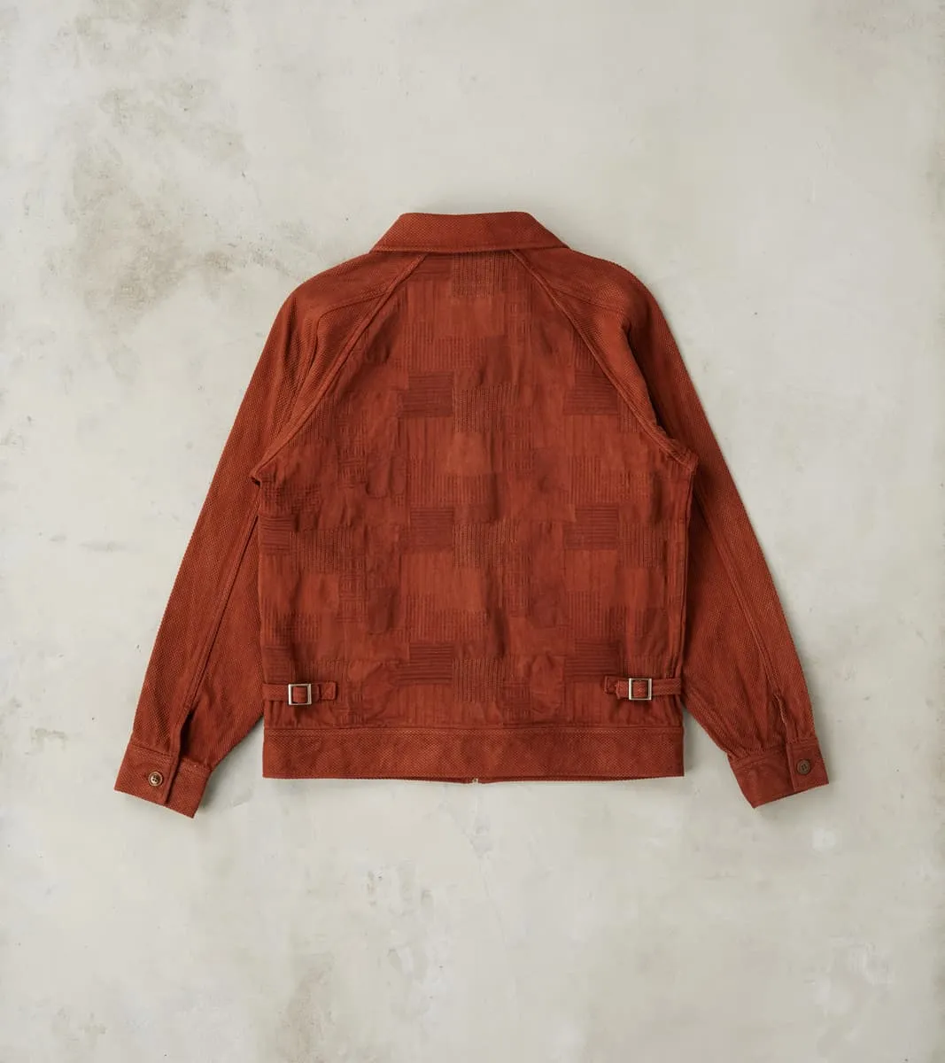 Amami Dorozome Boro Sashiko Jacquard Jacket - Brown sold by Division Road product image thumbnail 2