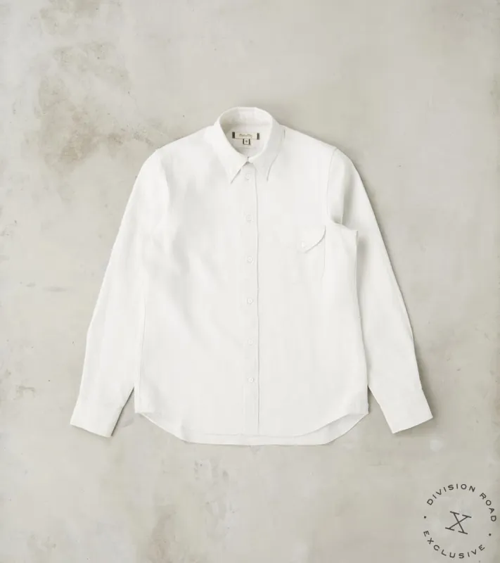 American Camp Shirt - Spence Bryson® Bone Irish Linen sold by Division Road
