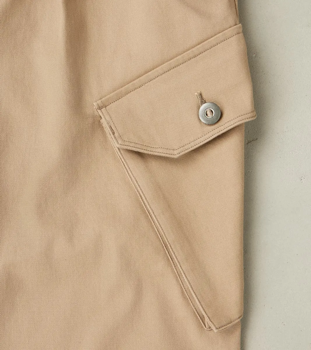 Swiss Army Cargo Trousers - Desert Japanese High Density Twill sold by Division Road product image thumbnail 4