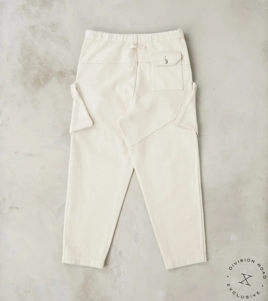 Swiss Army Cargo Trousers - Natural Tailors Selvedge Denim sold by Division Road product image thumbnail 2