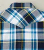 390-BLU - Western- 9oz Selvedge Flannel American Blue Check sold by Division Road