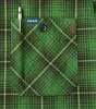392-GRN - Short Sleeved Work Shirt - 5oz Selvedge Green Vintage Check sold by Division Road