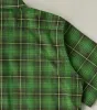 392-GRN - Short Sleeved Work Shirt - 5oz Selvedge Green Vintage Check sold by Division Road