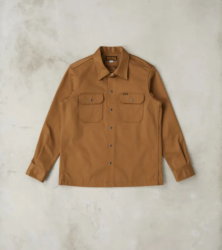 383-BRN - T/C Mechanics Shirt - Brown sold by Division Road