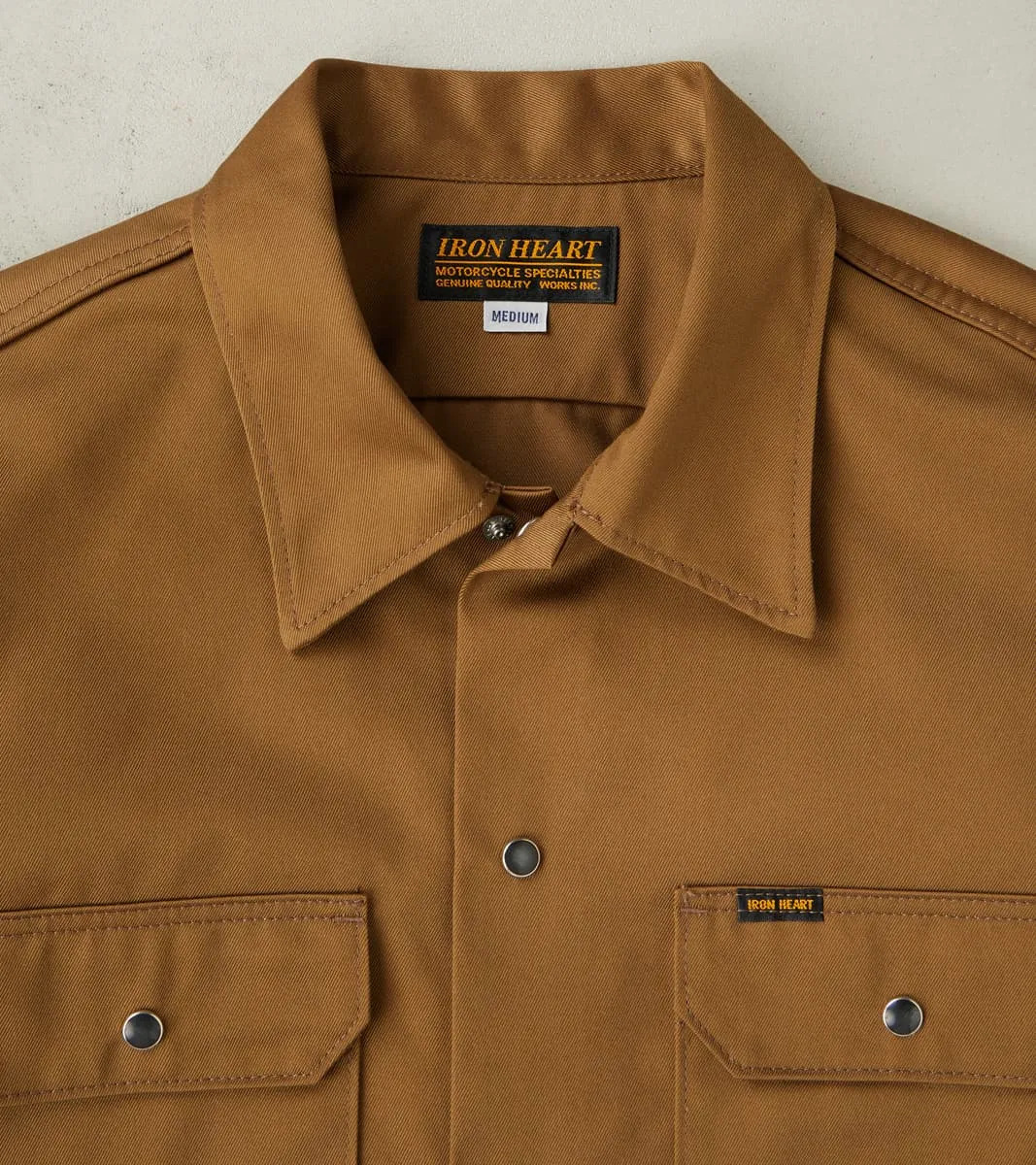 383-BRN - T/C Mechanics Shirt - Brown sold by Division Road product image thumbnail 3