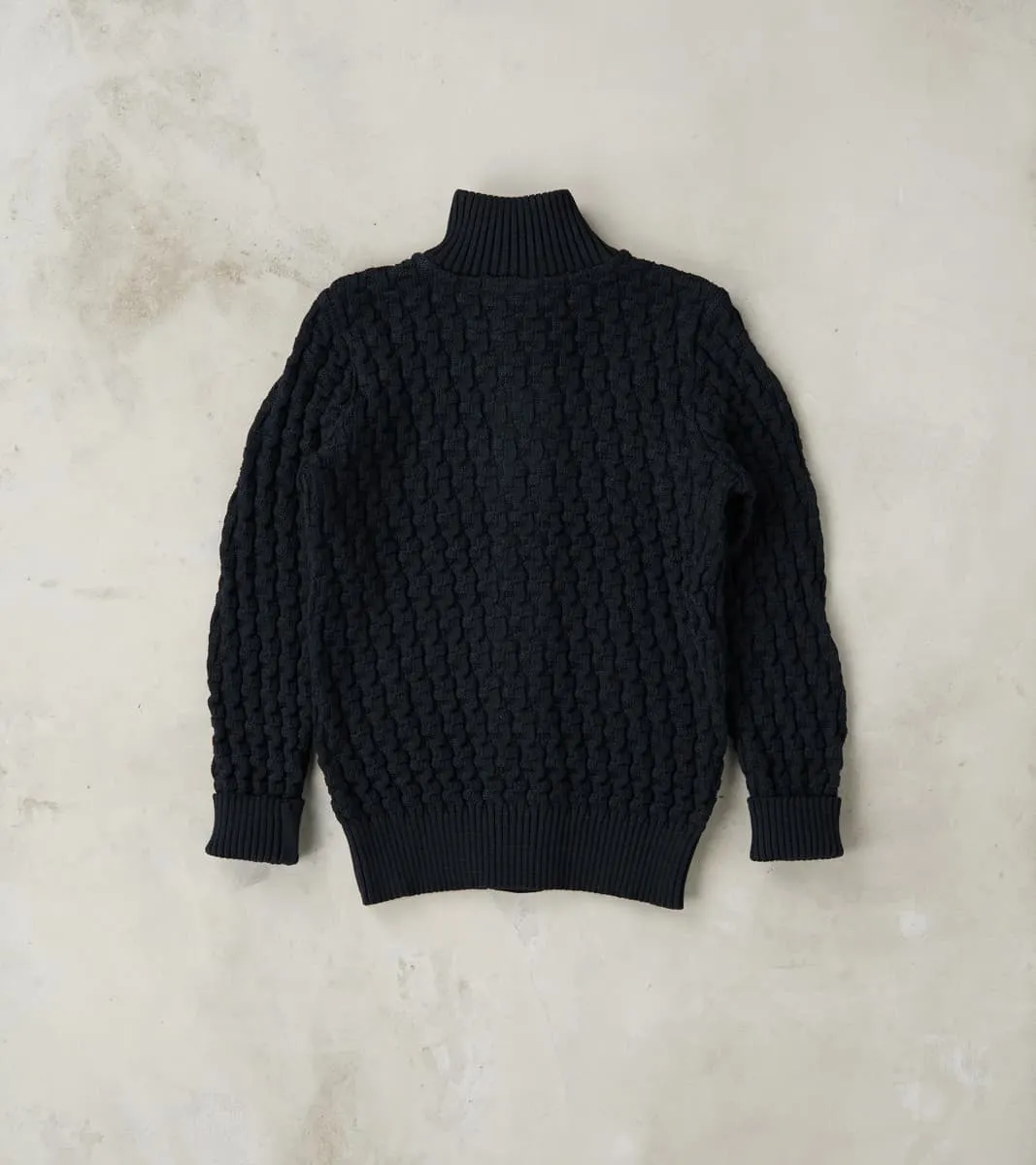 Stark Cardigan - Residual Black Melange sold by Division Road product image thumbnail 2