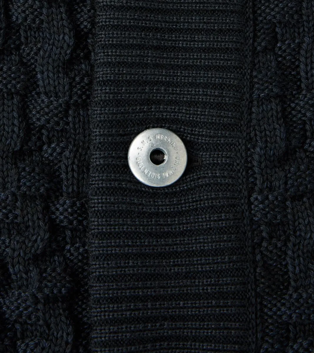 Stark Cardigan - Residual Black Melange sold by Division Road product image thumbnail 5