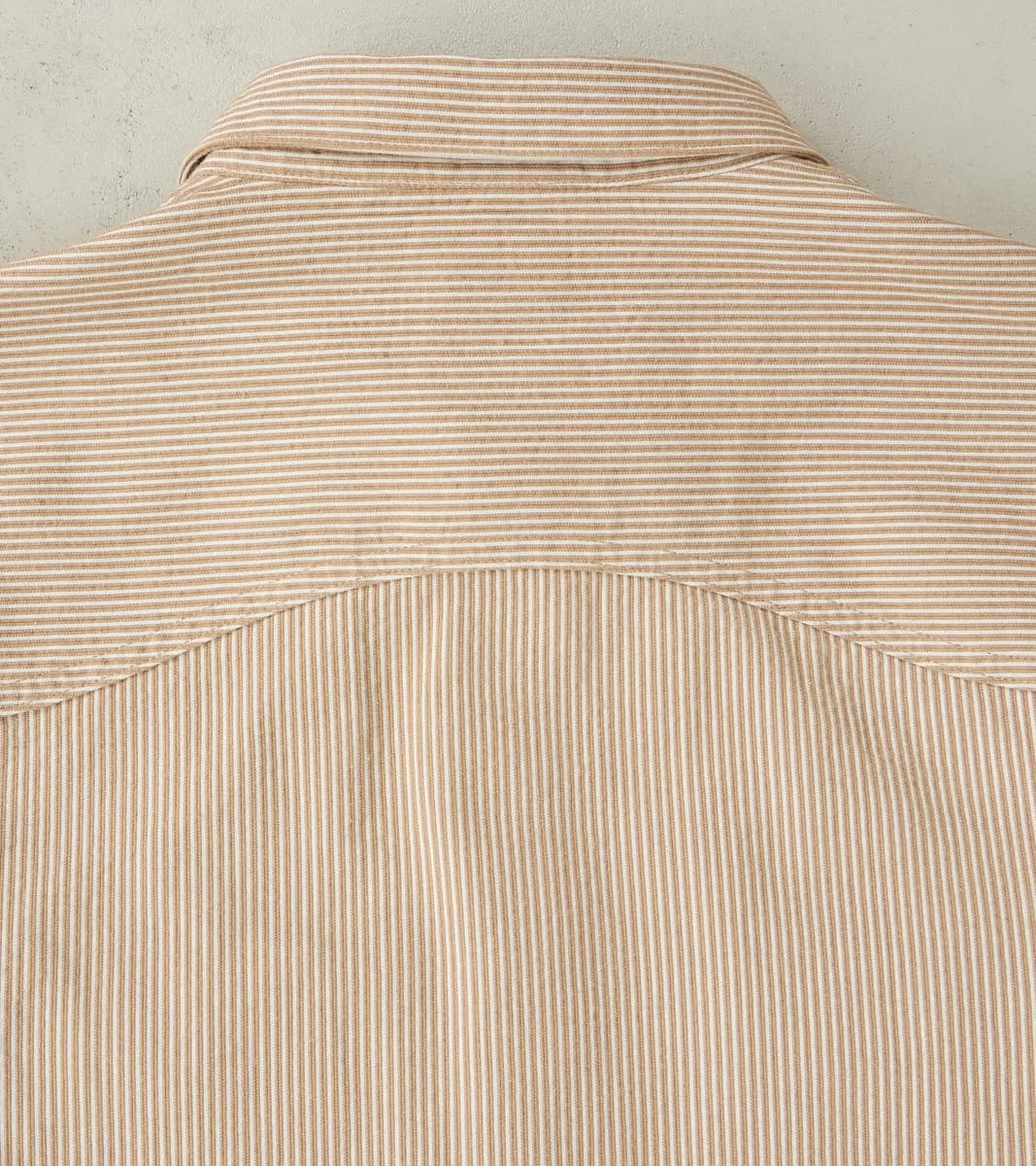BWS-01 - Work Shirt - 6.5oz Brown Stripe Cord sold by Division Road product image thumbnail 4