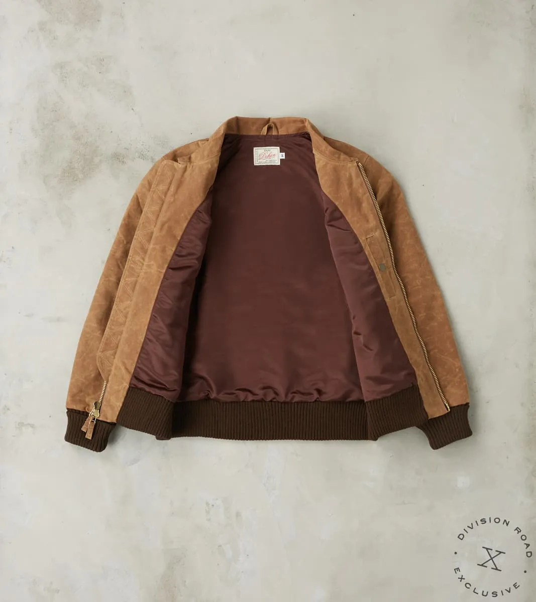 Carrier Jacket - 10oz Martexin Waxed Army Duck - Brush Brown sold by Division Road product image thumbnail 3