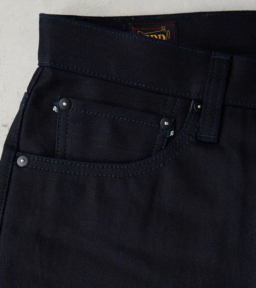 BDDxDR-711 - High Tapered - 14oz Indigo+Indigo sold by Division Road product image thumbnail 4