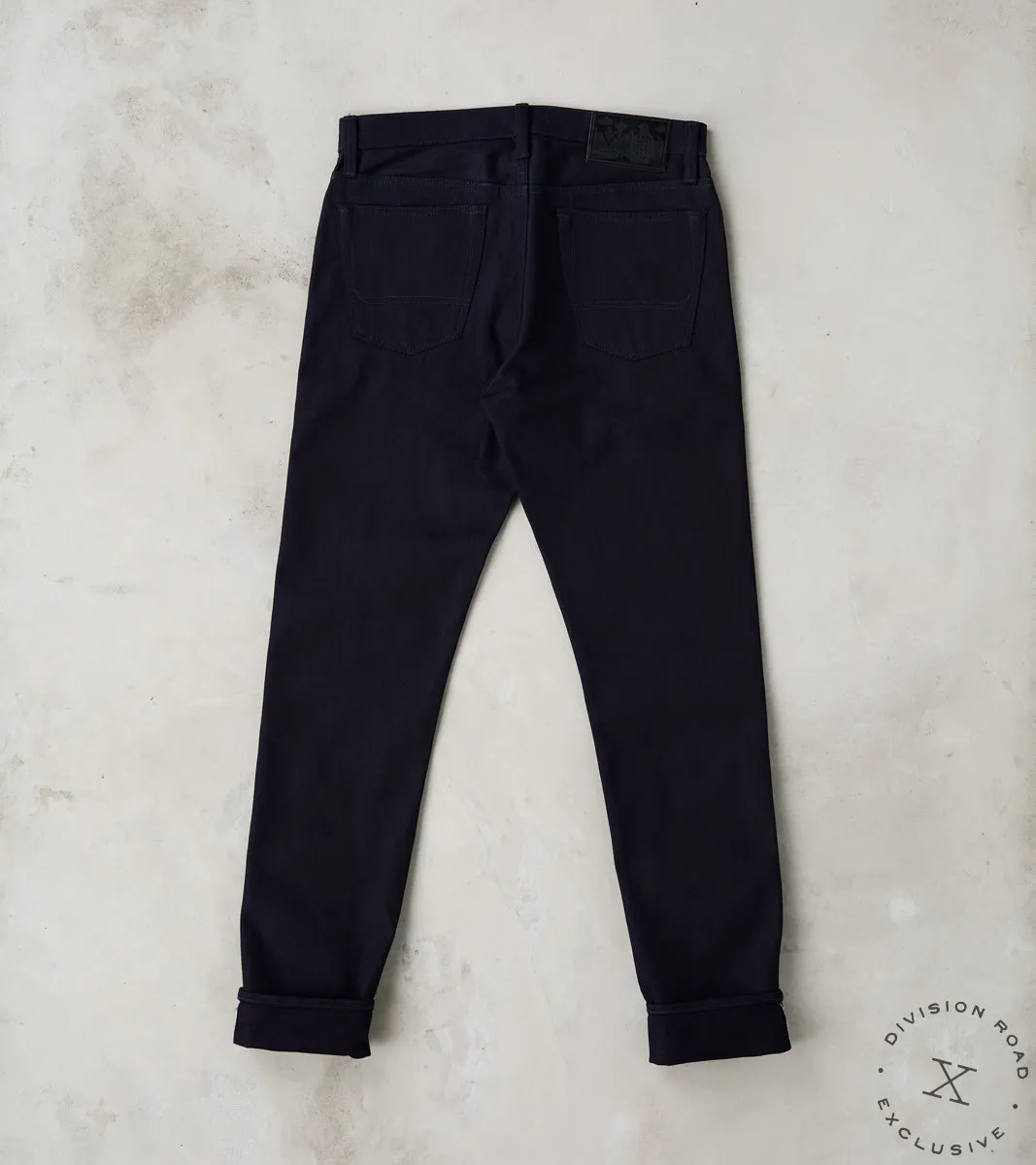 BDDxDR-711 - High Tapered - 14oz Indigo+Indigo sold by Division Road product image thumbnail 2