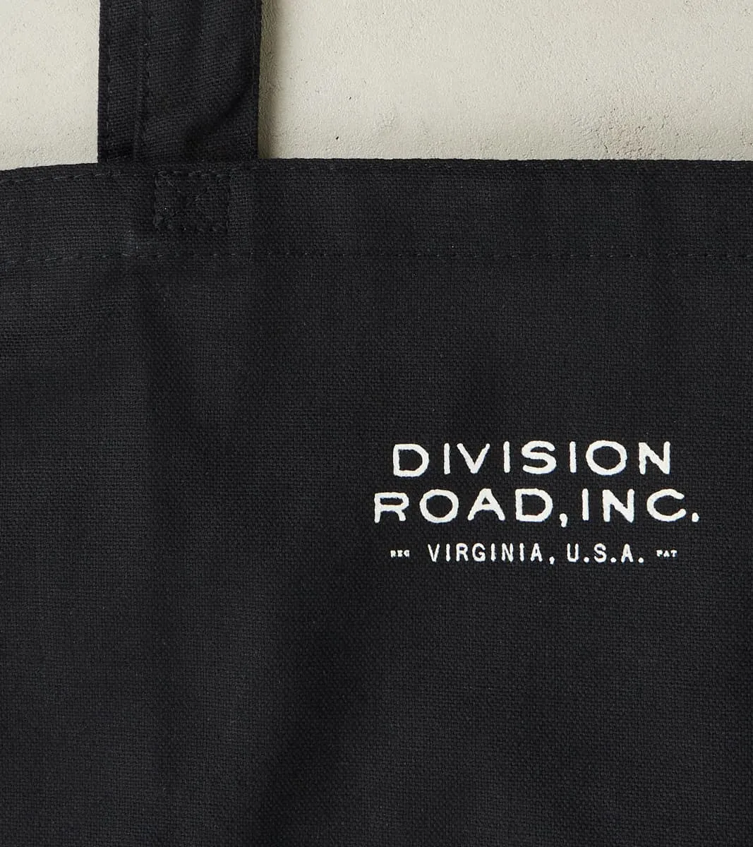Division Road Timeless Tote - 12oz Black Canvas sold by Division Road product image thumbnail 5
