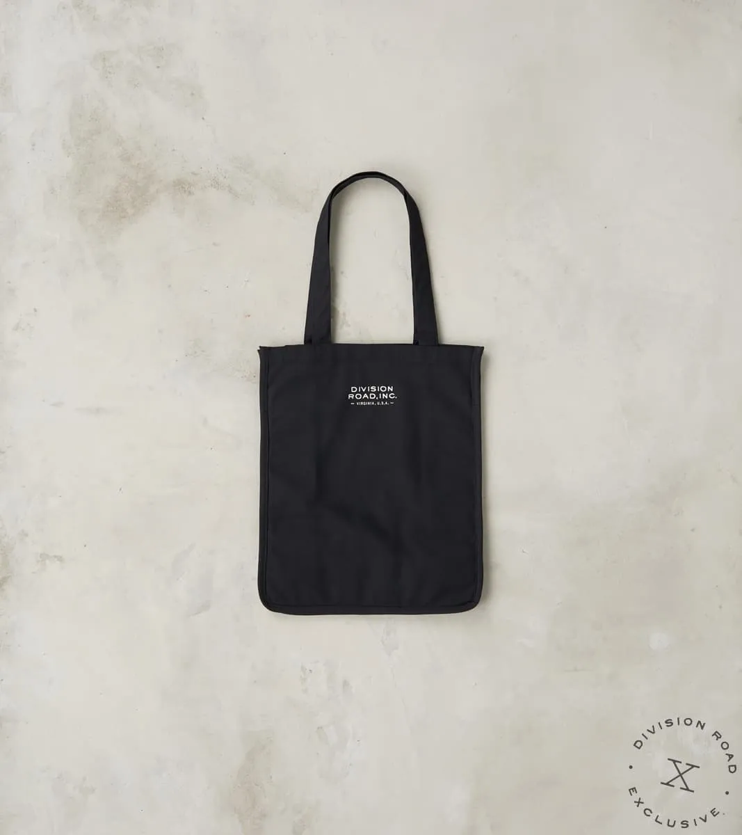 Division Road Timeless Tote - 12oz Black Canvas sold by Division Road product image thumbnail 2