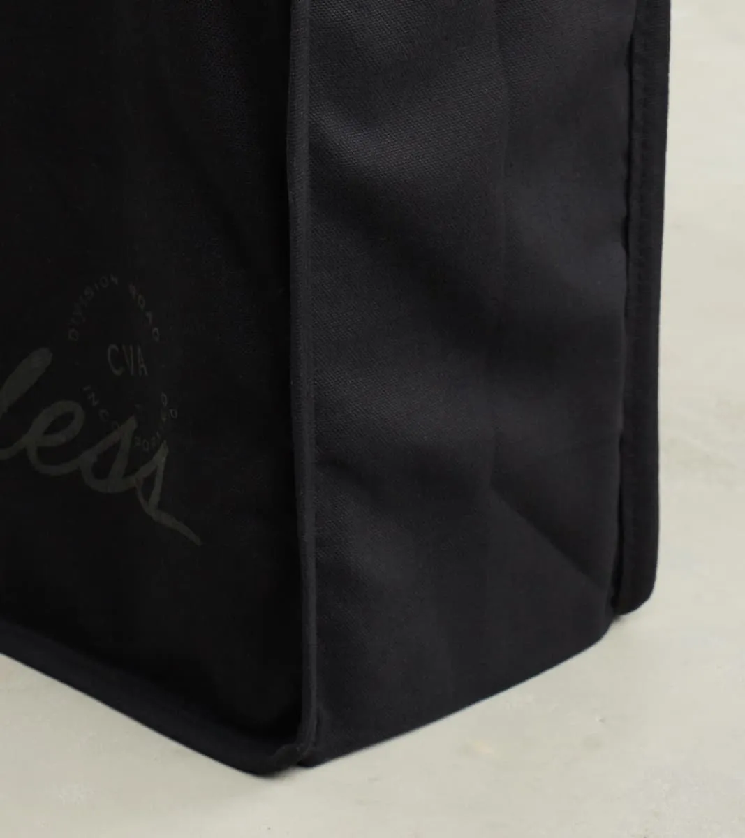 Division Road Timeless Tote - 12oz Black Canvas sold by Division Road product image thumbnail 3