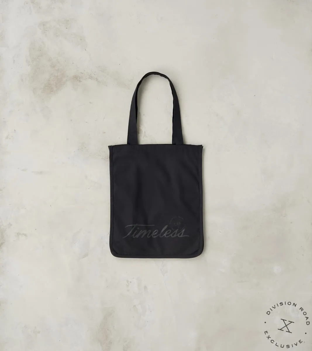 Division Road Timeless Tote - 12oz Black Canvas sold by Division Road