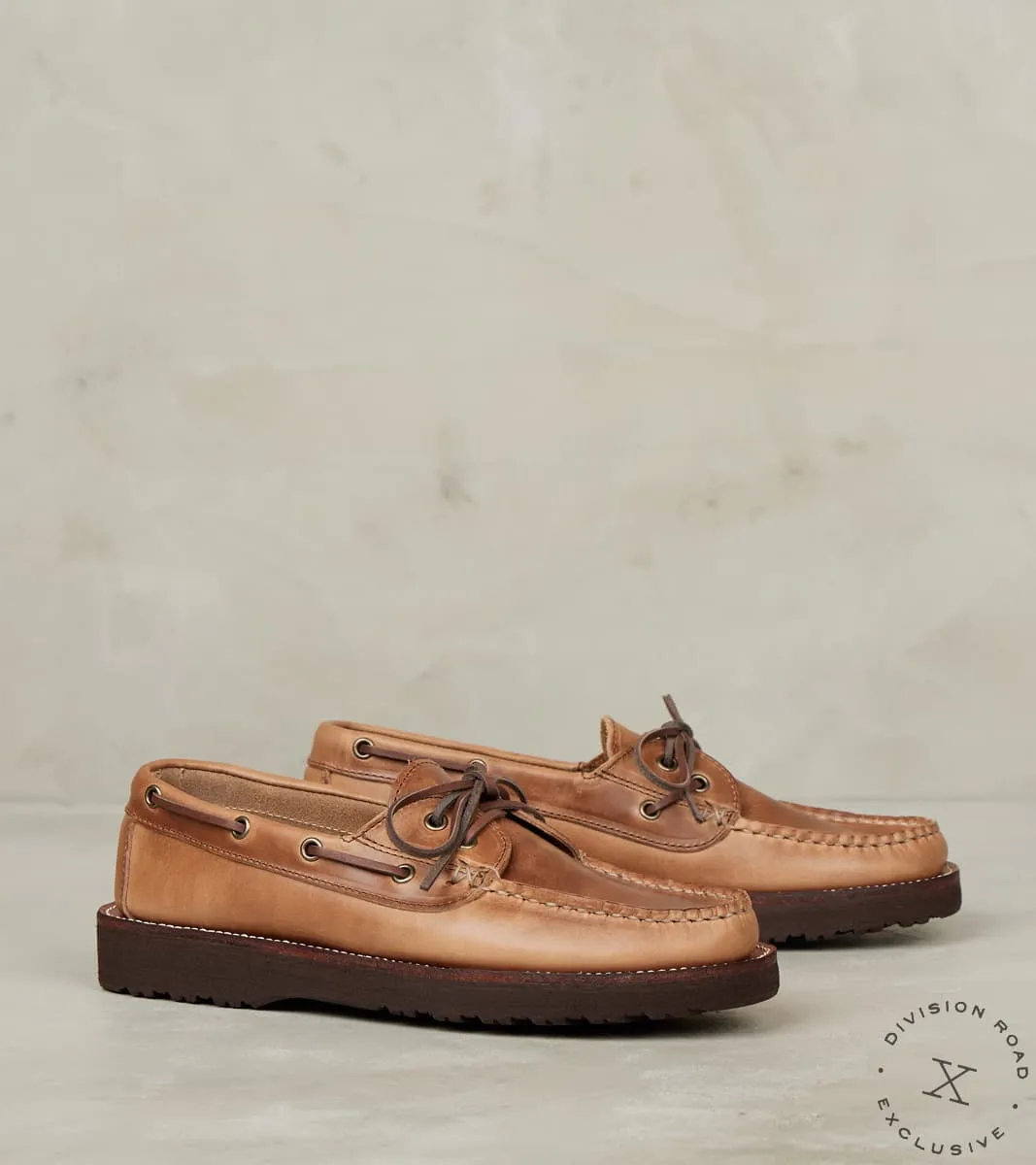 Bateau 2-Eye Moc - Vibram 2062 Olympic - Natural CXL sold by Division Road