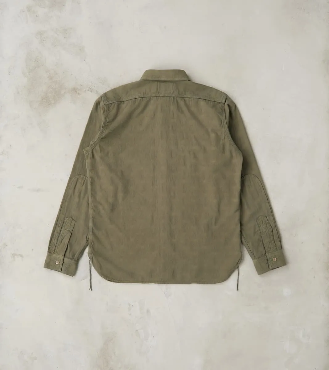 SSS25-ATW Olive Tropical Weather Dobby Shirt sold by Division Road product image thumbnail 2