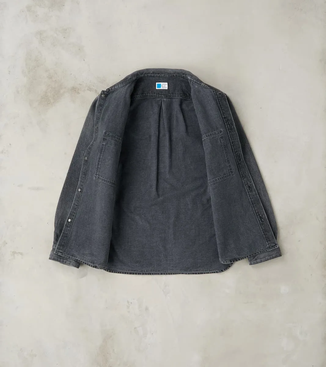 CPO Shirt - 13oz Fade Wash Denim - Dark Grey sold by Division Road product image thumbnail 3