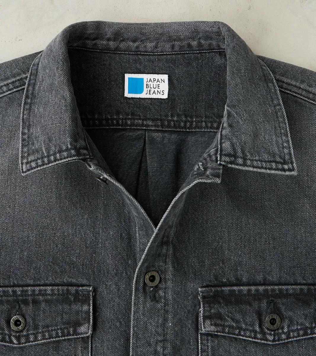 CPO Shirt - 13oz Fade Wash Denim - Dark Grey sold by Division Road product image thumbnail 4