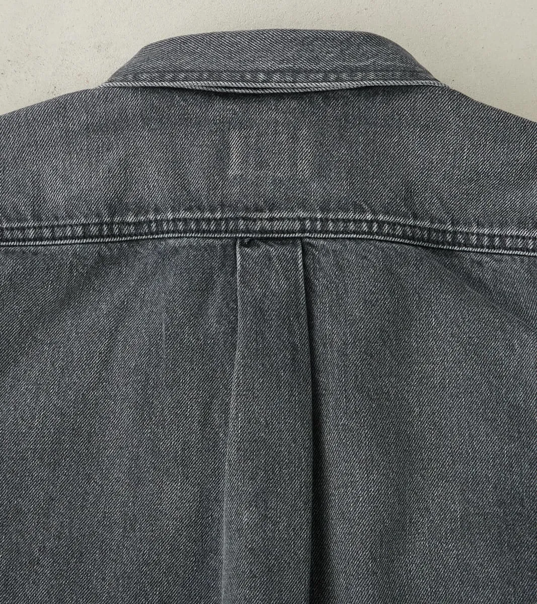 CPO Shirt - 13oz Fade Wash Denim - Dark Grey sold by Division Road product image thumbnail 5