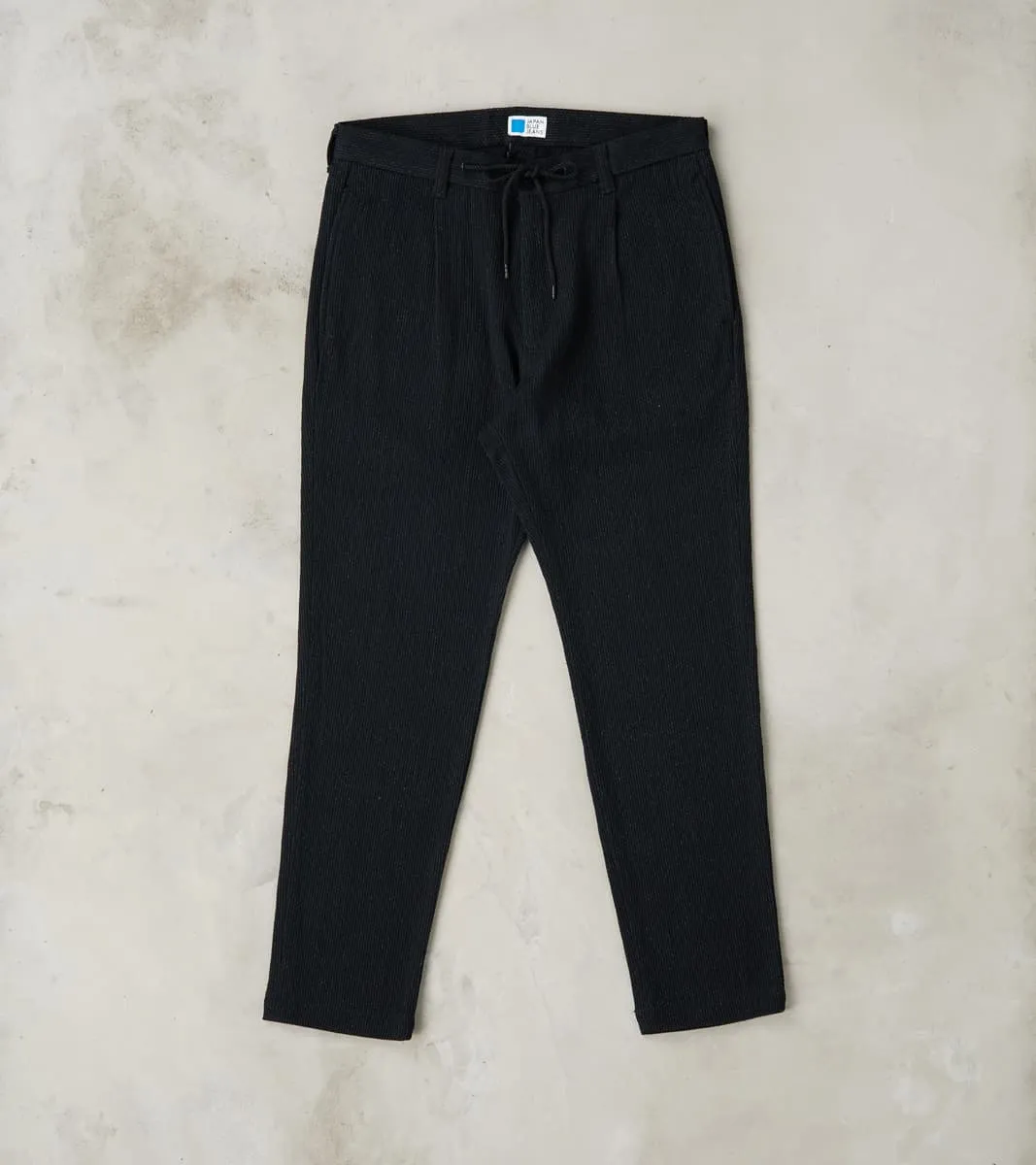 Easy Trouser - Relaxed Tapered - 11oz Black Sashiko sold by Division Road