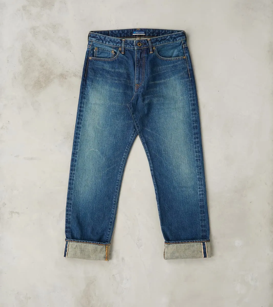 J401-D01 Circle Series - Classic Straight - 14.8oz US Cotton Aging Wash sold by Division Road