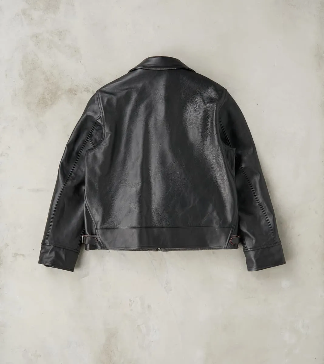 Lot. 802 Cossack Leather Jacket - Veg-Tan Horsehide - Black sold by Division Road product image thumbnail 2