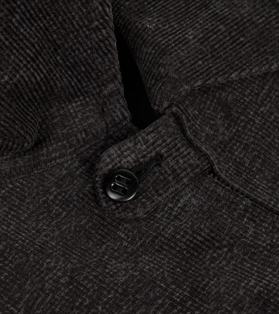 Lot. 322 Sports Jacket - Tweeduroy - Melange Charcoal sold by Division Road product image thumbnail 5