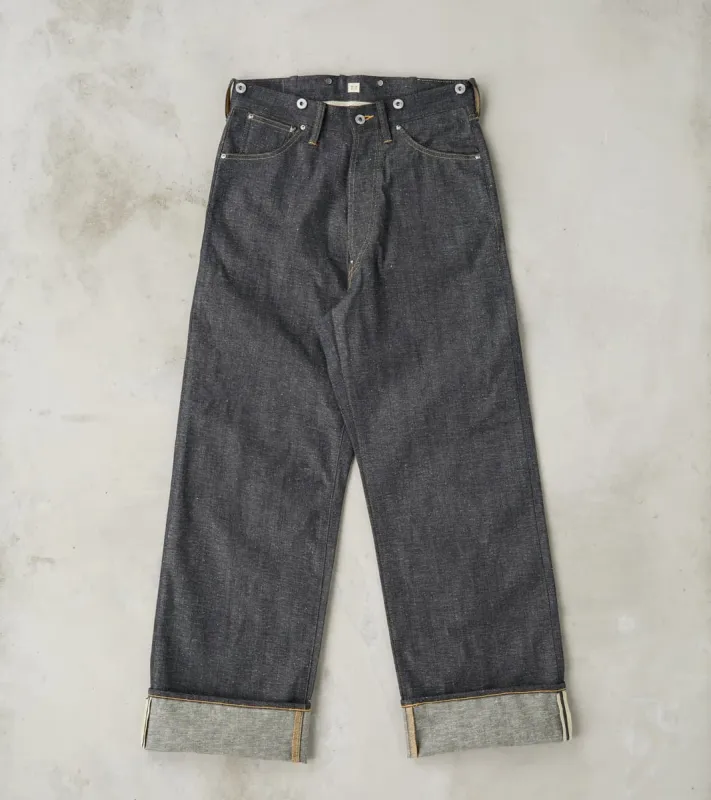 Lot. 704 Denim 1920s Trousers - Wide Straight - Raw Indigo sold by Division Road