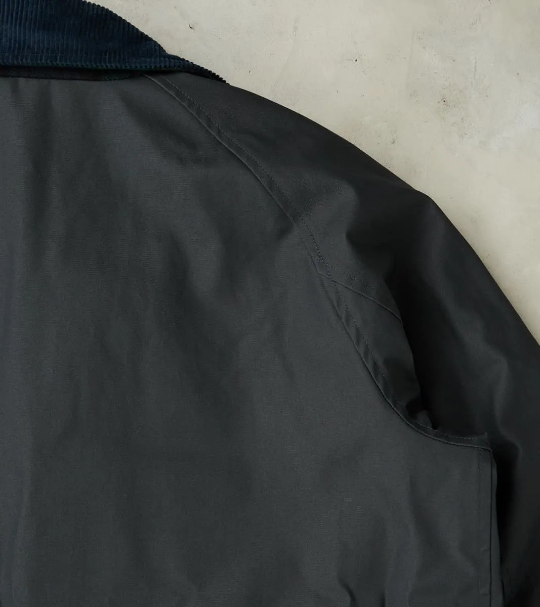 Murray 670 Reversible Raglan Trench Coat - Black Waterproof Canvas & Blackwatch Woolen sold by Division Road product image thumbnail 5