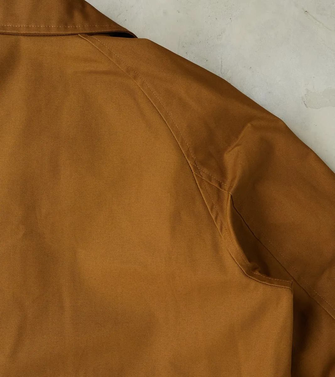 Groove 670 Raglan Trench Coat - Khaki Waterproof Waxed Canvas sold by Division Road product image thumbnail 5