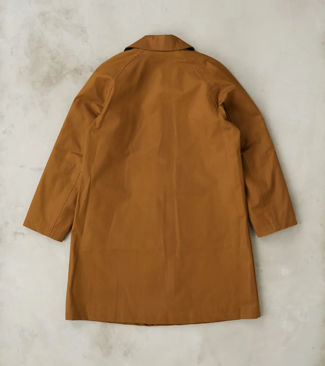 Groove 670 Raglan Trench Coat - Khaki Waterproof Waxed Canvas sold by Division Road product image thumbnail 2