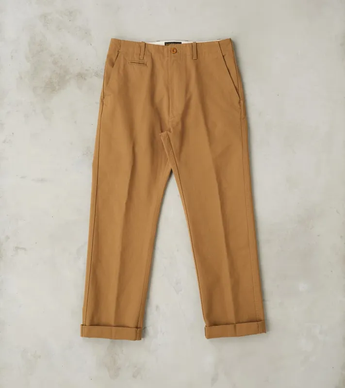 Axel 121 Chino Pant - Classic Tapered - Beige Twill sold by Division Road