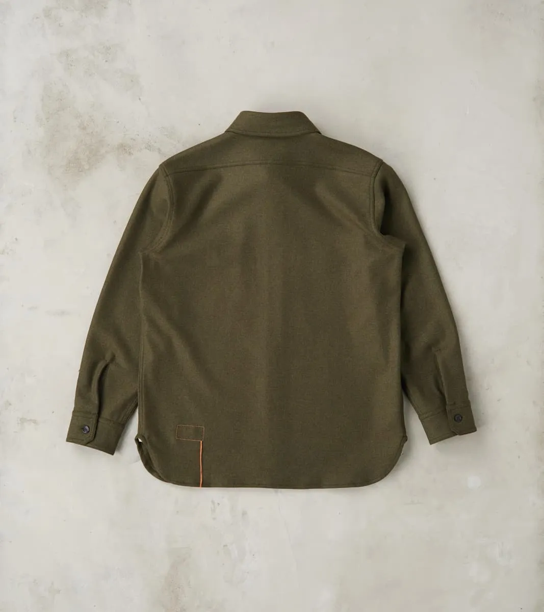 CPO 2.0 Shirt - Forest Green Wool Twill sold by Division Road product image thumbnail 2