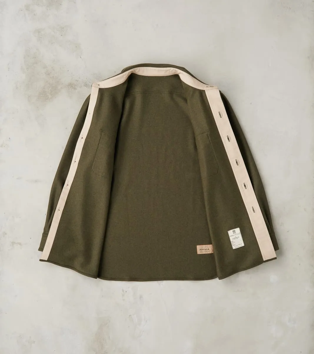 CPO 2.0 Shirt - Forest Green Wool Twill sold by Division Road product image thumbnail 3