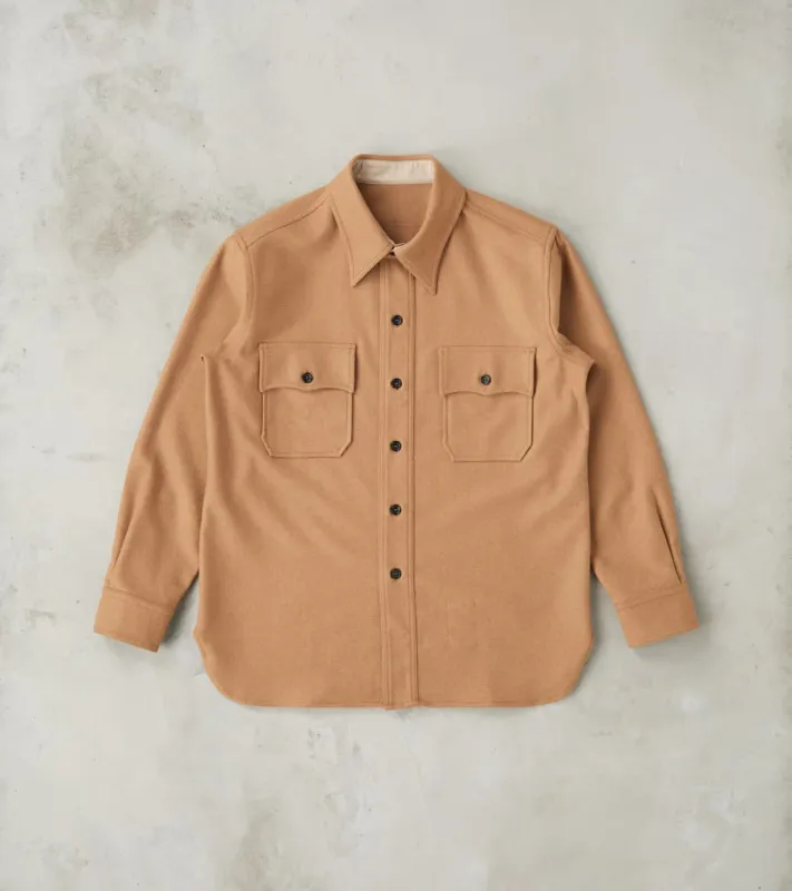 CPO 2.0 Shirt - Camel Wool Twill sold by Division Road