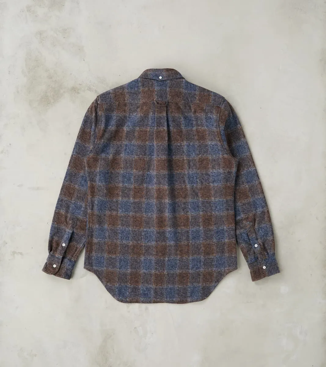 Japanese Cotton Tweed Check - Brown sold by Division Road product image thumbnail 2