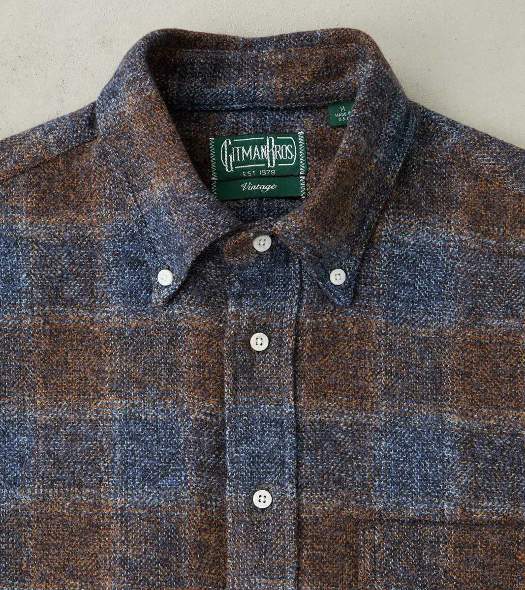 Japanese Cotton Tweed Check - Brown sold by Division Road product image thumbnail 3