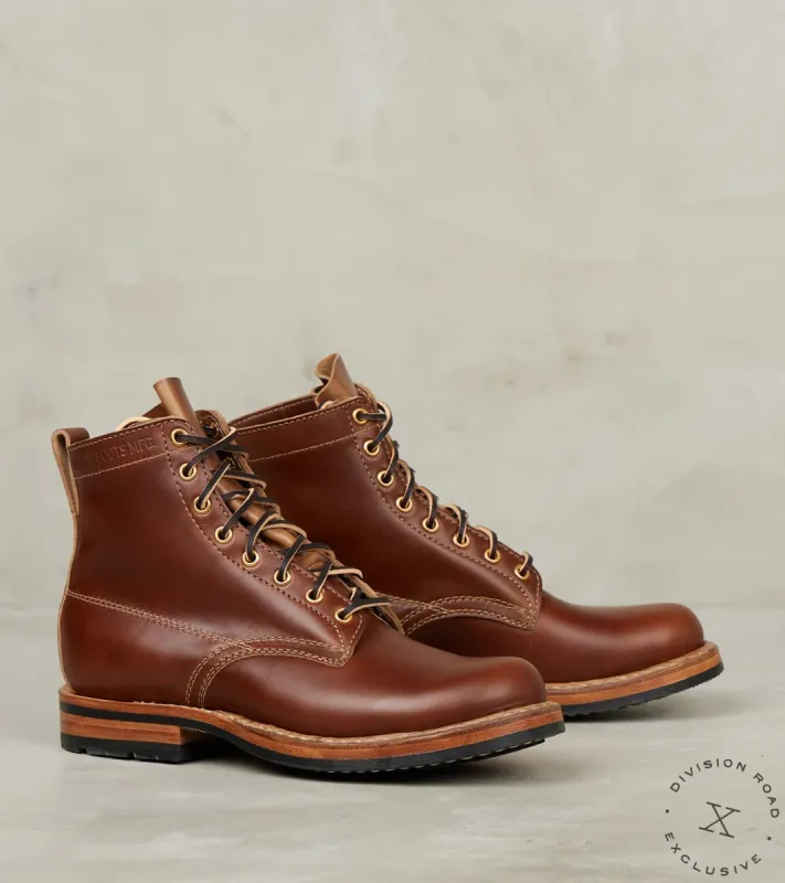Semi-Dress 350 - 55 - Vibram Mini Lug - Horween British Tan CXL sold by Division Road