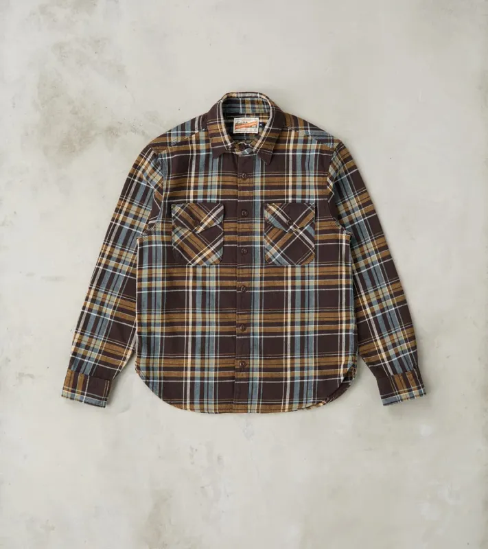 Wells - Japanese Flannel - Bark Plaid sold by Division Road