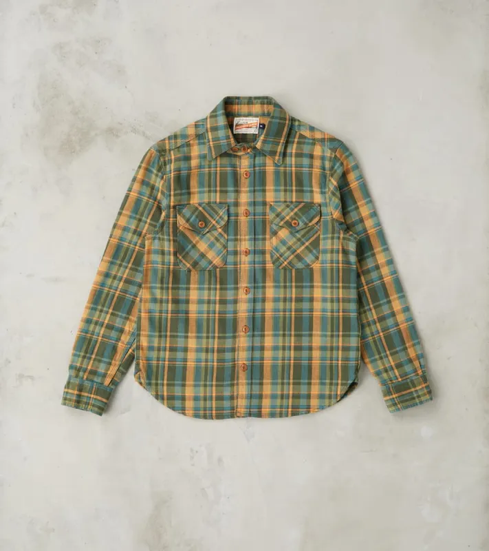 Wells - Japanese Flannel - Evergreen Plaid sold by Division Road