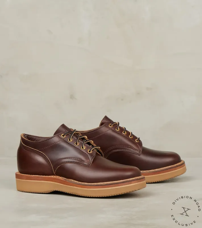 Oxford 300 - 55 - Vibram 2060 - Horween Brown CXL sold by Division Road