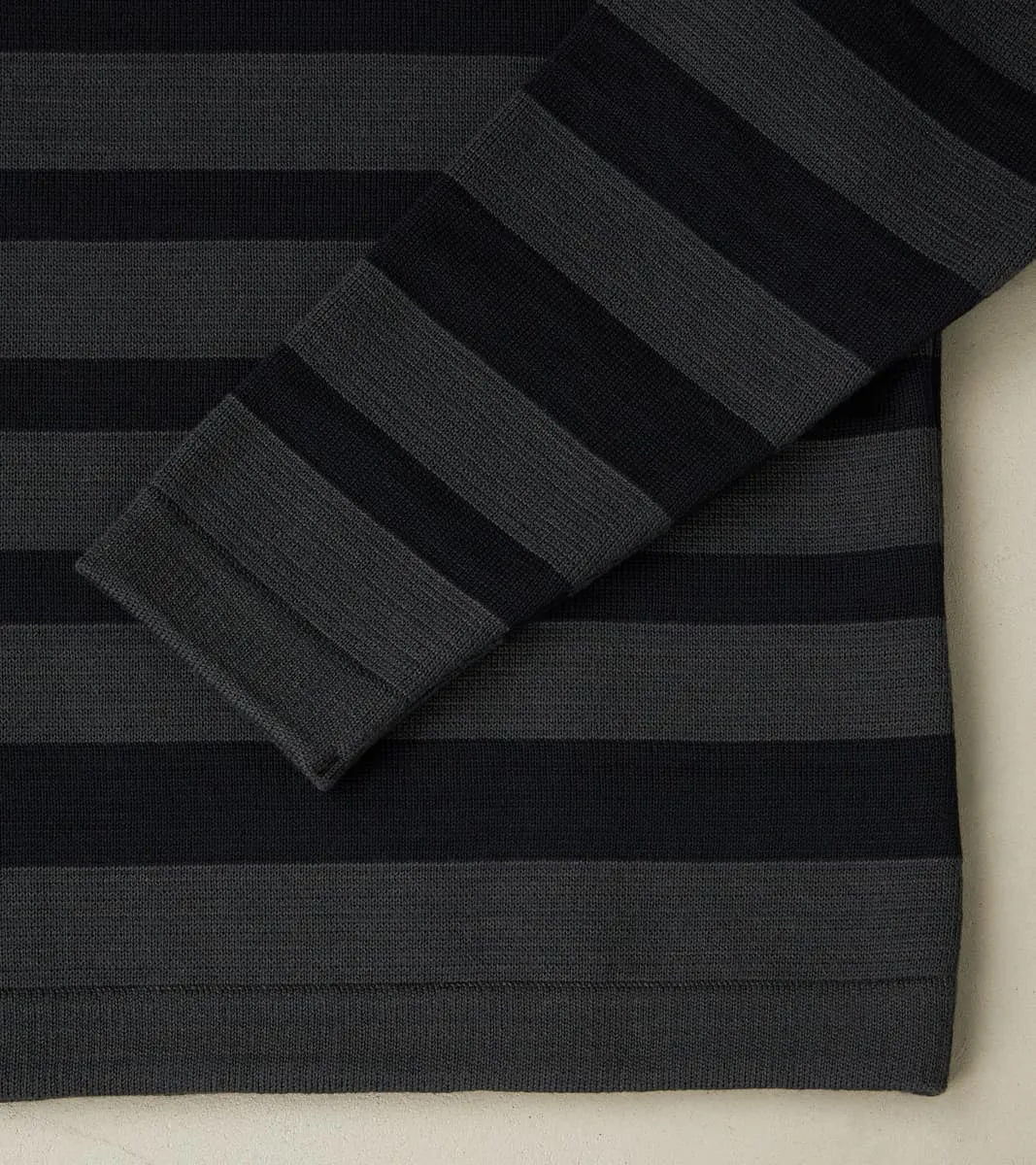 Given III Crewneck - Molten Grey & Navy Blue sold by Division Road product image thumbnail 5