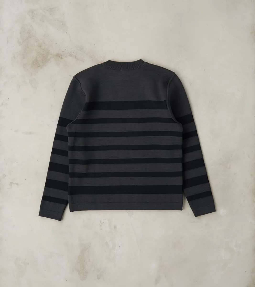 Given III Crewneck - Molten Grey & Navy Blue sold by Division Road product image thumbnail 2