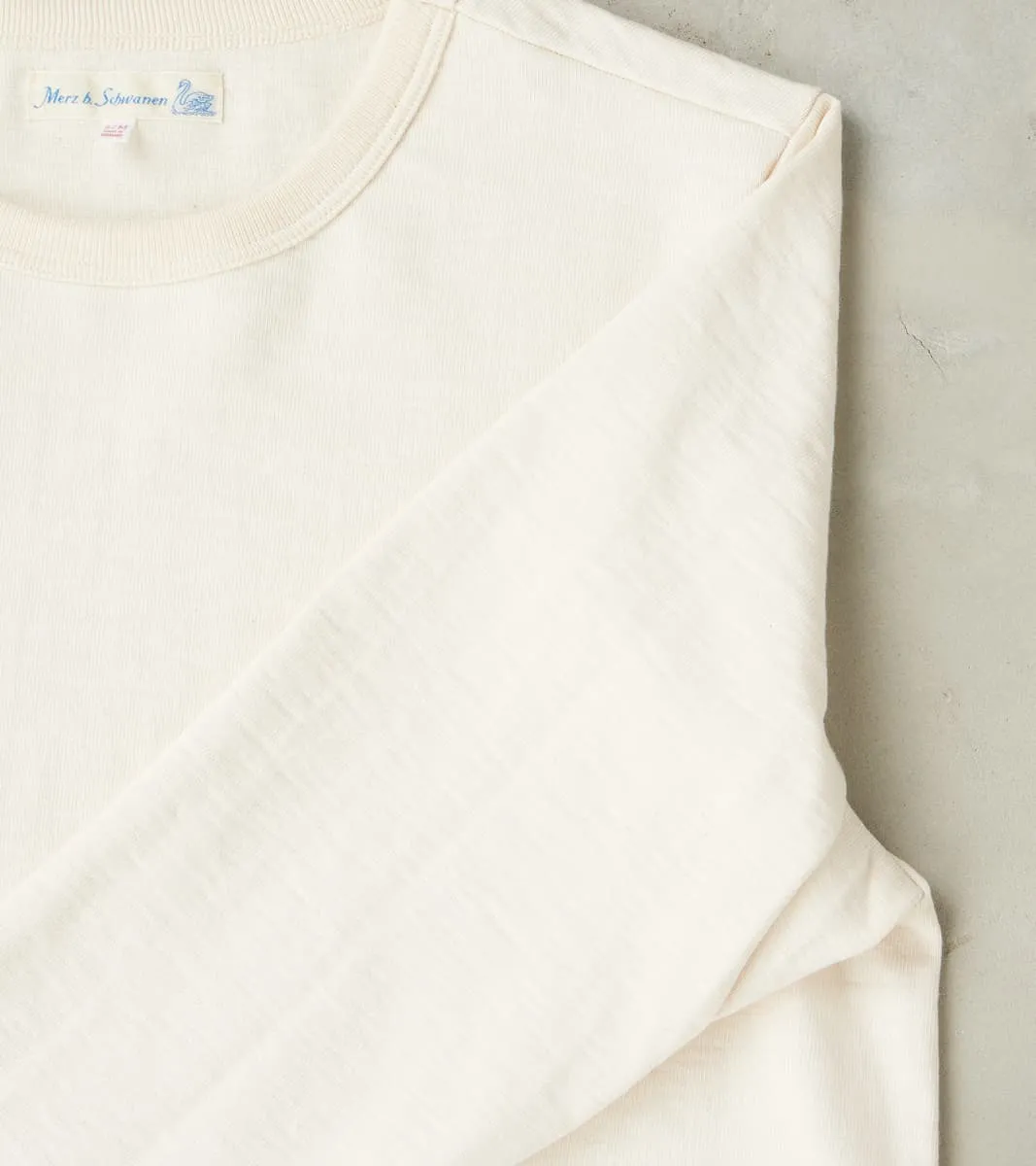 S218 Good Originals - 10.7oz Loopwheeled 2-Thread Heavyweight Longsleeve - 02 Nature sold by Division Road product image thumbnail 4